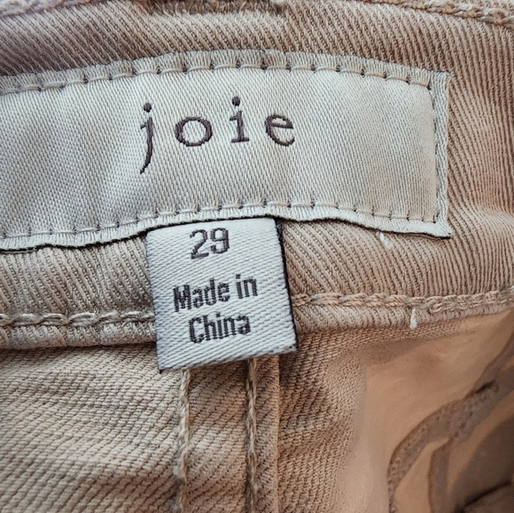 JOIE cotton-twill tan Skirt Size29 - Picture 3 of 9